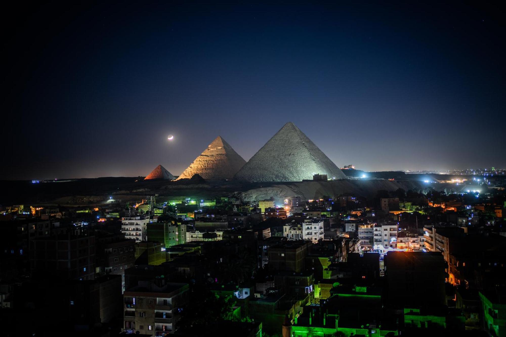 Oscar Pyramids View Hotel Nazlet el-Sîsi Buitenkant foto