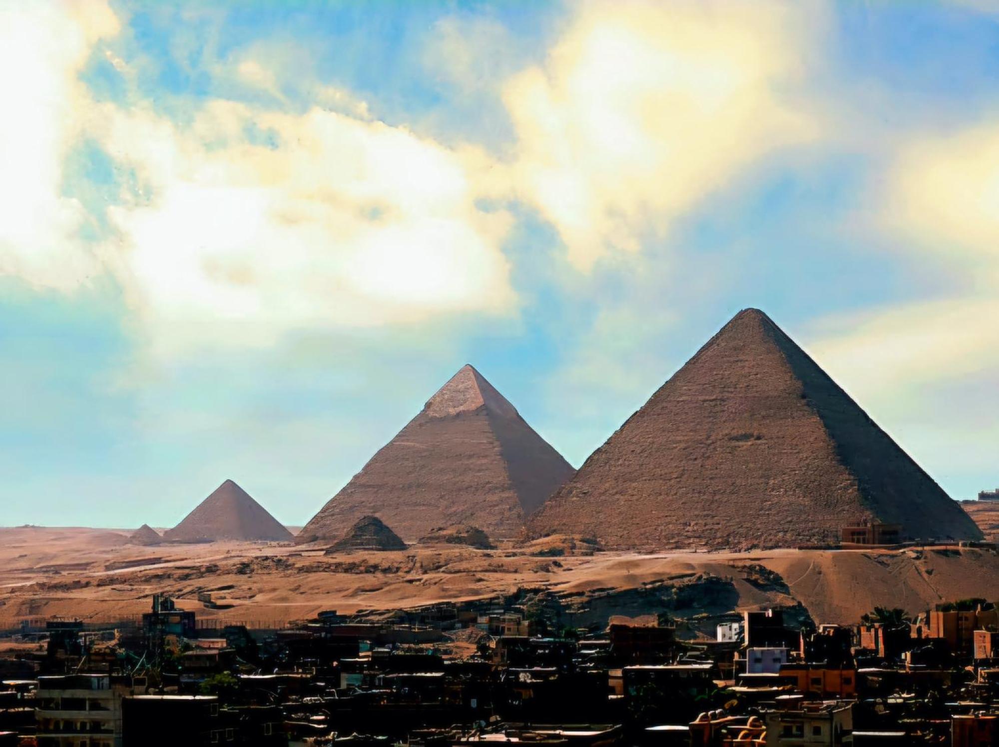 Oscar Pyramids View Hotel Nazlet el-Sîsi Kamer foto