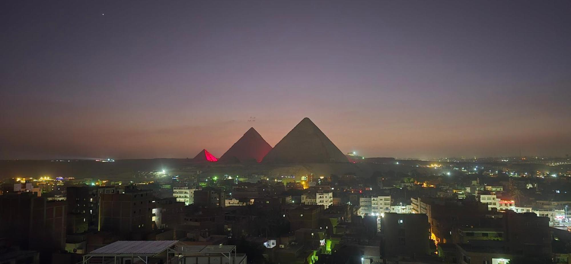 Oscar Pyramids View Hotel Nazlet el-Sîsi Buitenkant foto