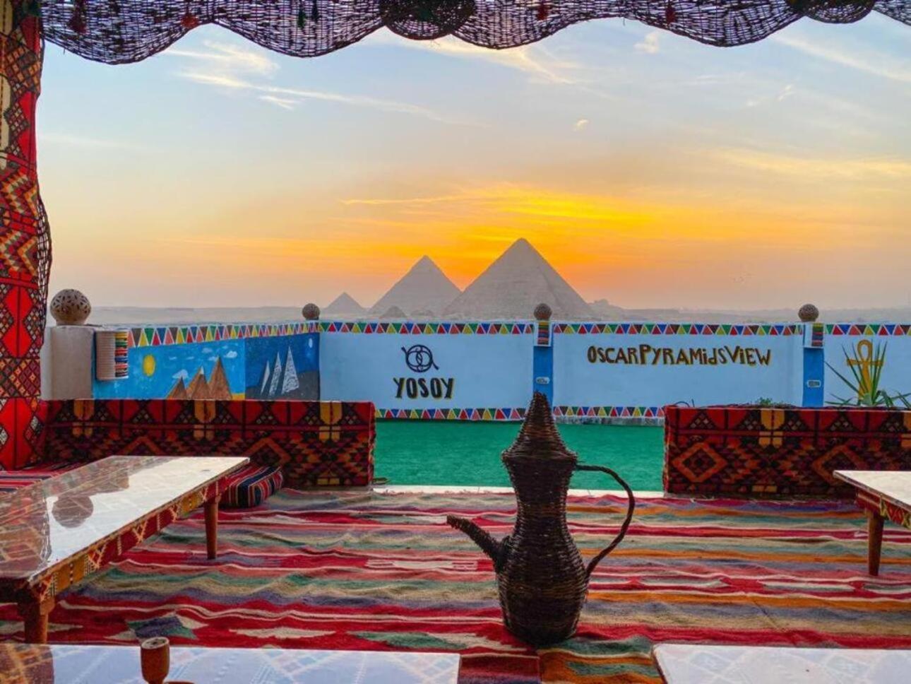 Oscar Pyramids View Hotel Nazlet el-Sîsi Buitenkant foto