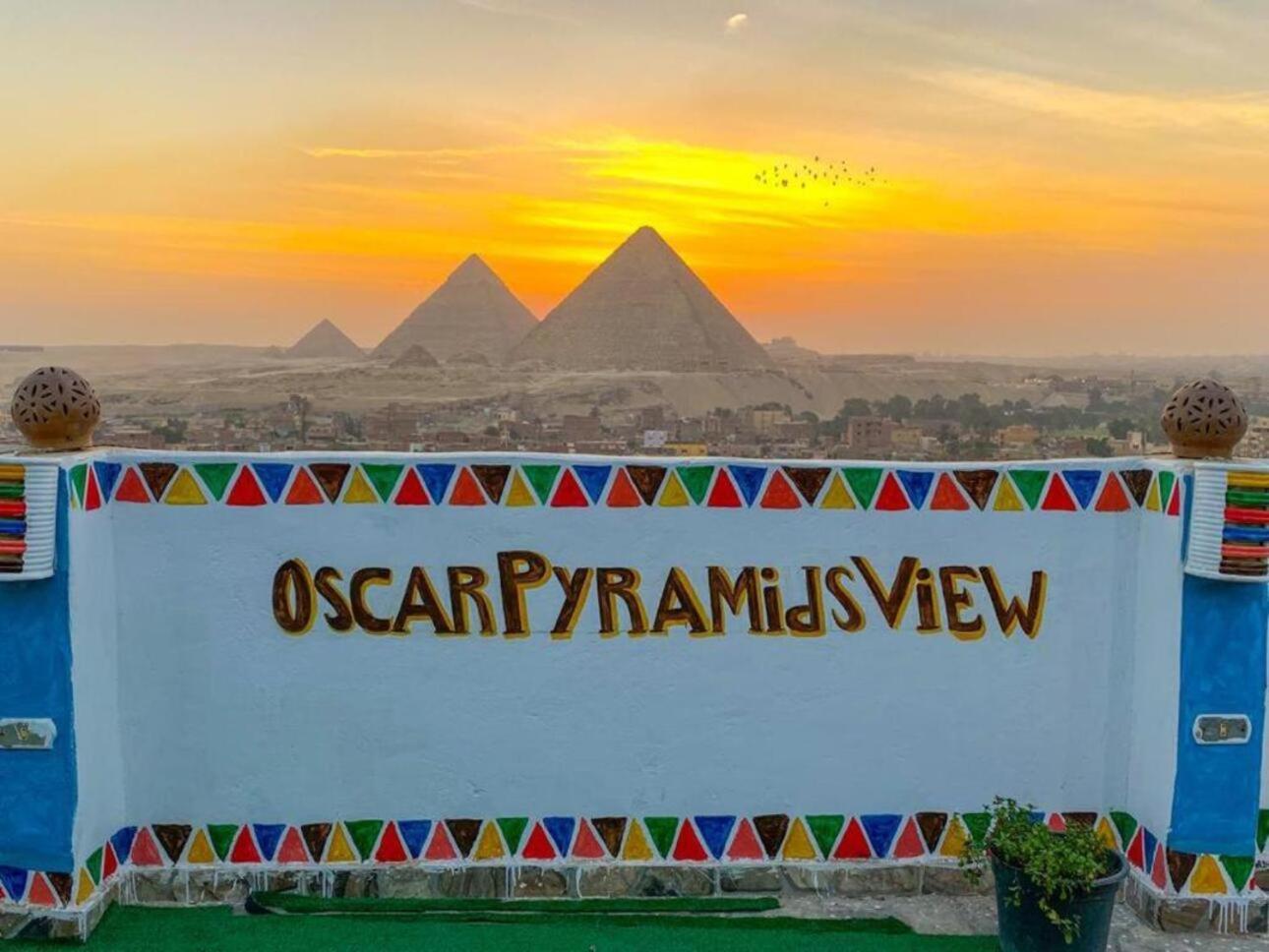 Oscar Pyramids View Hotel Nazlet el-Sîsi Buitenkant foto